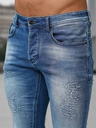 Moške kavbojke modre OZONEE NB/MP0009BZ