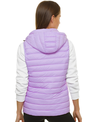 Ženski brezrokavnik s kapuco svetlovijolična OZONEE JS/M23039/37