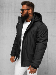 Moška zimska jakna črna OZONEE JS/91M9906/392Z