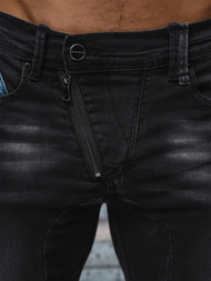 Moške Kavbojke Črne OZONEE NB/MP0025NZ