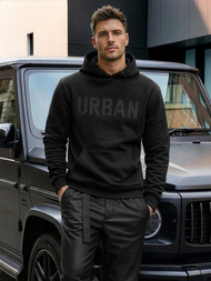 Moška jopa s kapuco črna OZONEE JS/8B1990/3