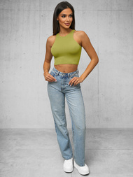 Ženski brezrokavnik olivna OZONEE O/ZL-032