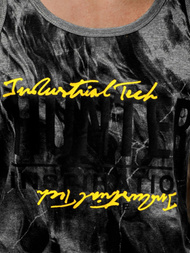 Moška majica brez rokavov grafitna OZONEE JS/SS11033Z