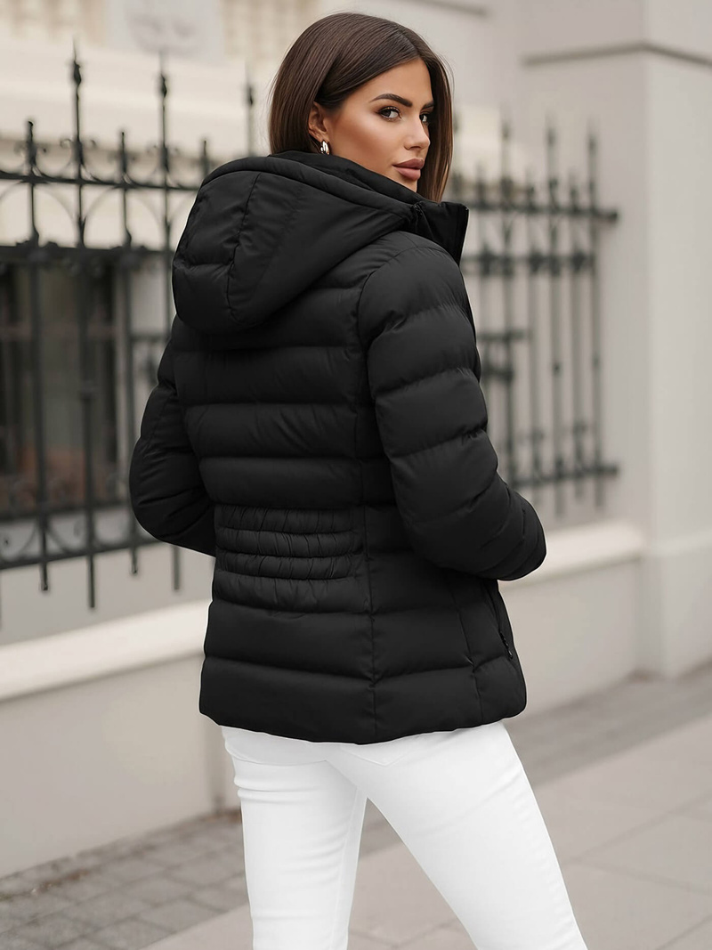 Ženska zimska jakna črna OZONEE JS/M769/392Z