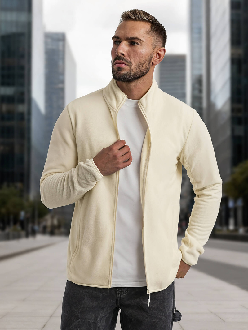 Moška jopa ecru OZONEE JS/HH016/1