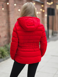 Ženska zimska jakna rdeča OZONEE JS/M769/270Z