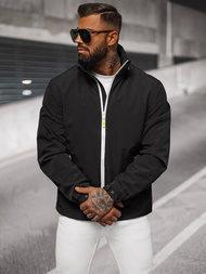 Moška softshell jakna s kapuco črna OZONEE JS/5M3105/392Z