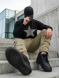 Moška jopa črna OZONEE JS/65B3920/3Z