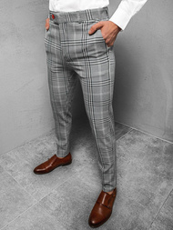 Moške hlače chino sive OZONEE DJ/5541