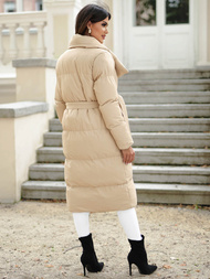 Ženska zimska jakna bež OZONEE JS/M737/62Z
