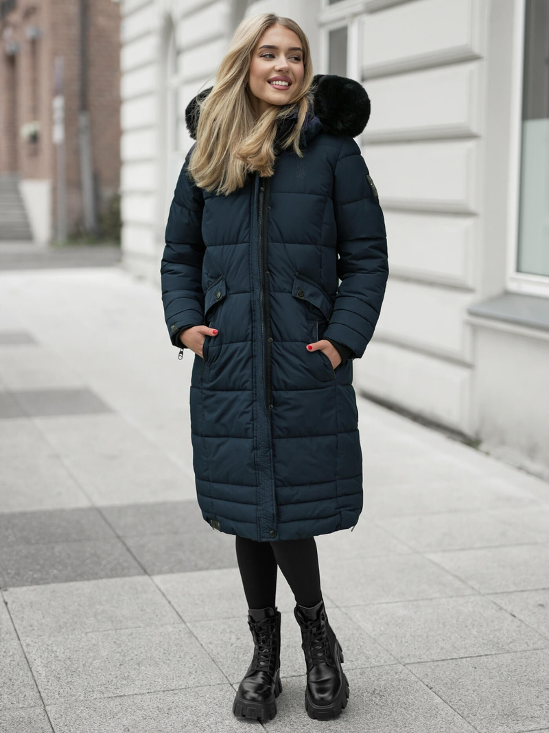 Ženska jakna mornarsko modra OZONEE O/W377