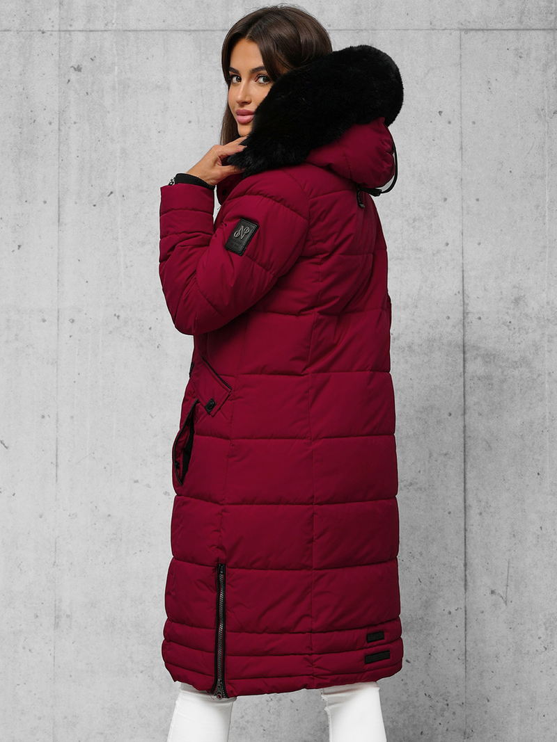 Ženska jakna bordo OZONEE O/W377