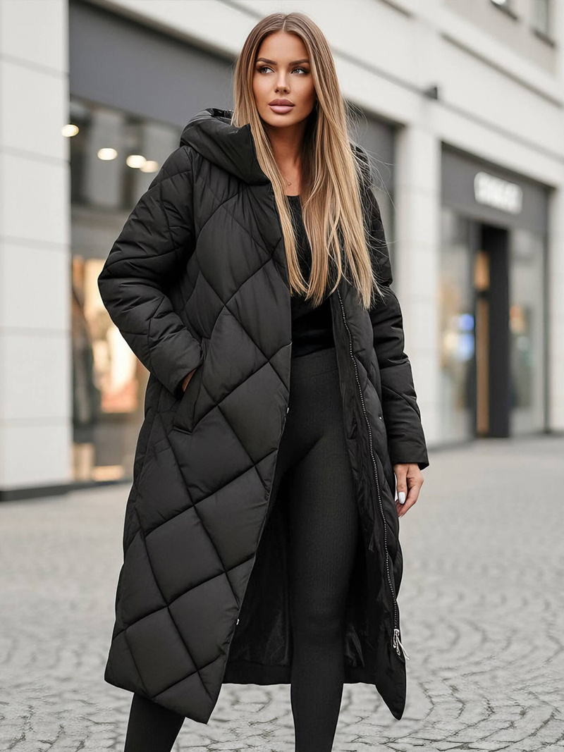 Ženska jakna črna OZONEE JS/5M3173/392Z