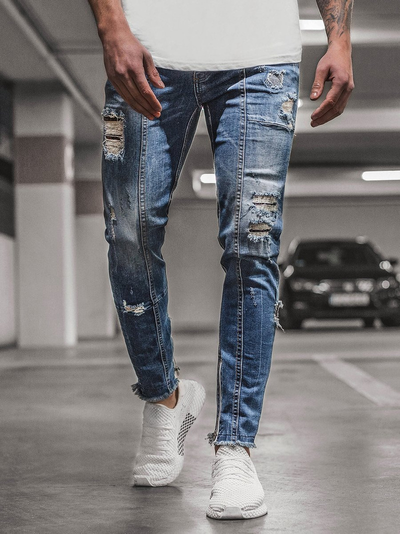 Moške kavbojke modre OZONEE G/1085