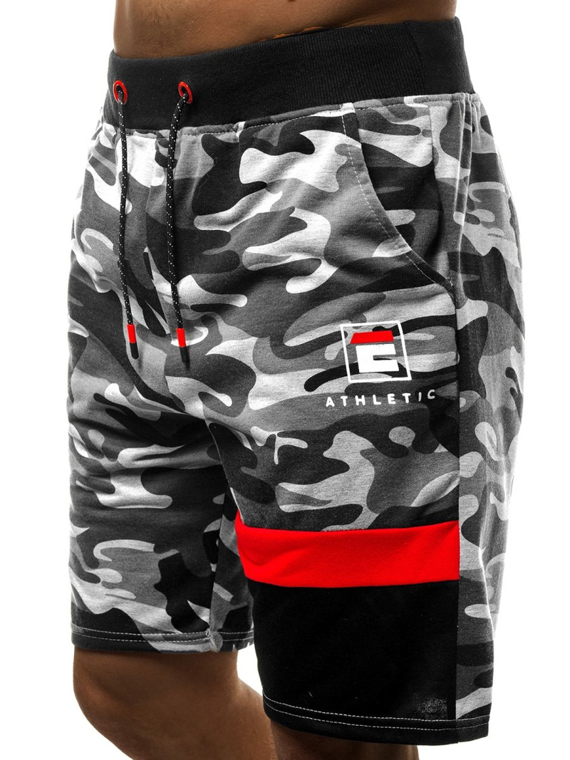 Moške kratke hlače sive OZONEE JS/KK300160