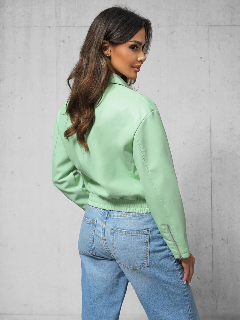 Ženska usnjena jakna metina OZONEE O/G116