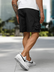 Moške kratke hlače črne OZONEE JS/27K6538/3