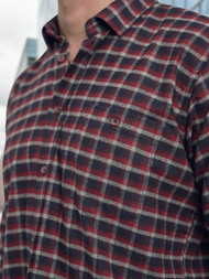 Elegantna moška srajca bordo OZONEE V/V176