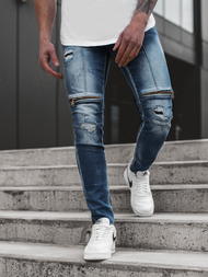 Moške kavbojke modre OZONEE G/1080