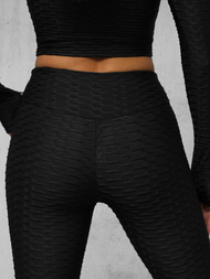 Ženski dvodelni komplet trenirka črni OZONEE O/22060Z