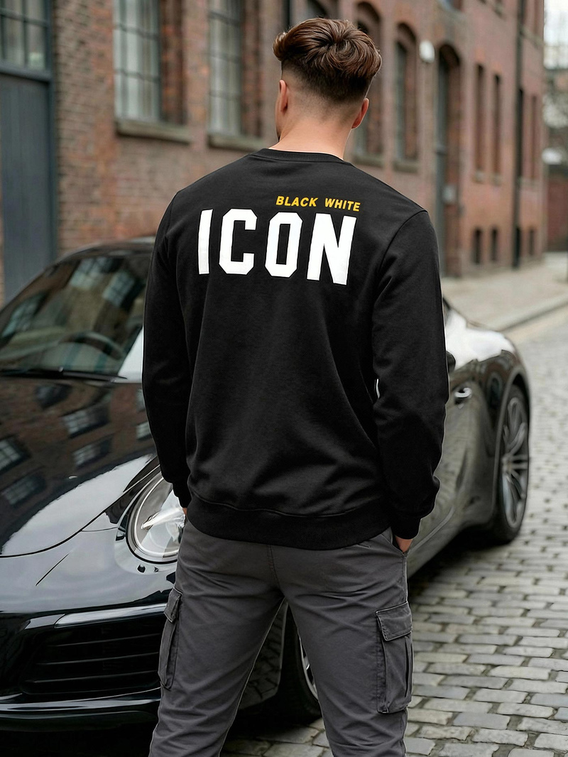 Moška jopa črna OZONEE JS/8B1753/3