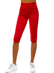 Ženske kratke pajkice rdeče OZONEE JS/1027/E5