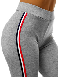 Ženske kratke pajkice sive OZONEE JS/1037/B3