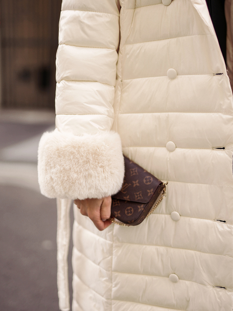 Ženski plašč bež OZONEE JS/5M3160/254/BZ