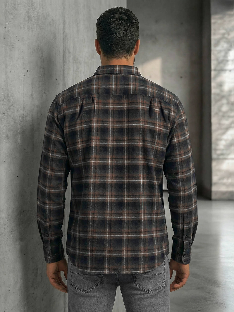 Moška srajca modra OZONEE V/V177Z