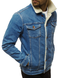 Moška jeans jakna svetlo-modra OZONEE BN/5938