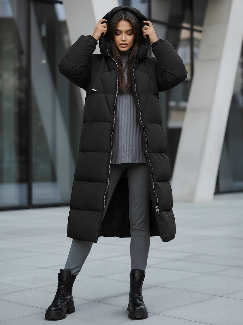 Ženska jakna črna OZONEE JS/5M3163/392Z