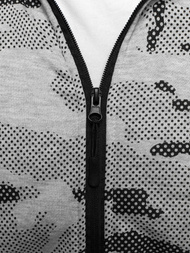 Moška jopa siva OZONEE JS/DD131Z