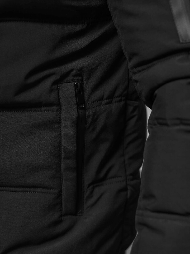 Moška jakna črna OZONEE JS/31M5003/B