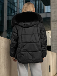 Ženska jakna črna OZONEE O/16M9179/392Z