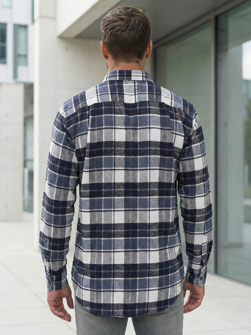 Moška srajca modra OZONEE V/V175Z