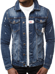Moška jeans jakna temno-modra OZONEE G/600