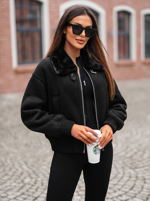 Ženska jakna črna OZONEE O/81326