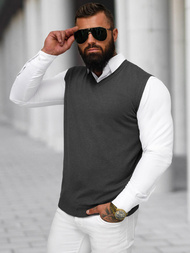 Moški pulover grafitne OZONEE NB/MM6005/3Z