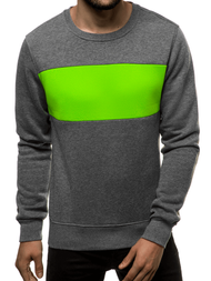 Moška jopa grafitno-zelena OZONEE JS/2021/31