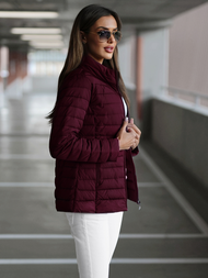 Ženska jakna temno-bordo OZONEE JS/16M9109/01Z