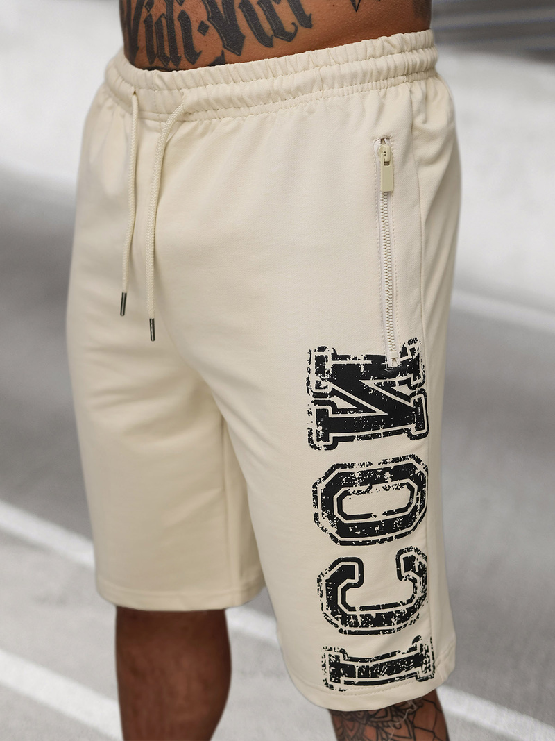 Moška trenirka bež OZONEE JS/27C6531/6