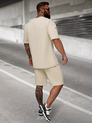 Moška trenirka bež OZONEE JS/27C6531/6