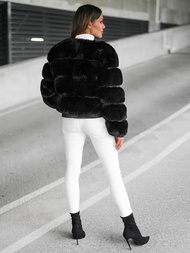 Ženska jakna črna OZONEE JS/11Z8080Z