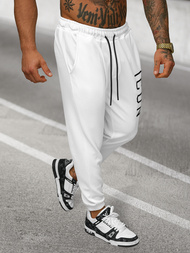 Moške športne hlače bele OZONEE O/D9125Z