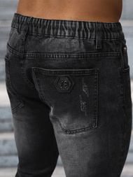 Moške kavbojke črne OZONEE NB/MP0063/1N