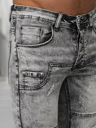 Moške kavbojke grafitne OZONEE NB/MP0163NZ