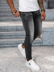 Moške Kavbojke Črne OZONEE NB/MP0091N