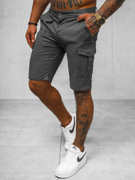 Moške Kratke Hlače Chino Grafitne OZONEE NB/MP0188GS