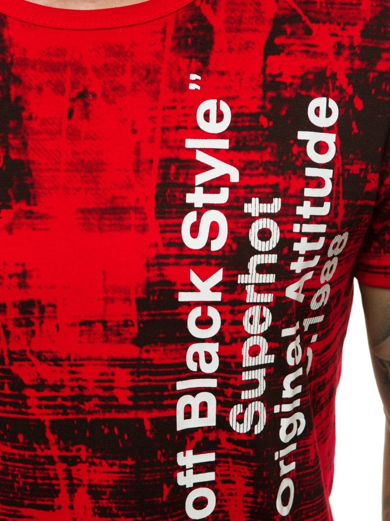 Moška majica rdeča OZONEE JS/SS10920