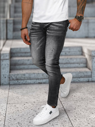 Moške Kavbojke Črne OZONEE NB/MP0070N